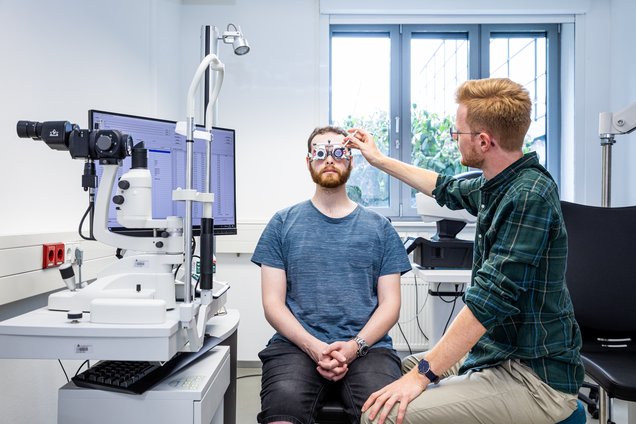 Refraktionsbestimmung Optometrie
