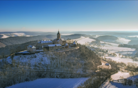 Dier Leuchtenburg im Winter