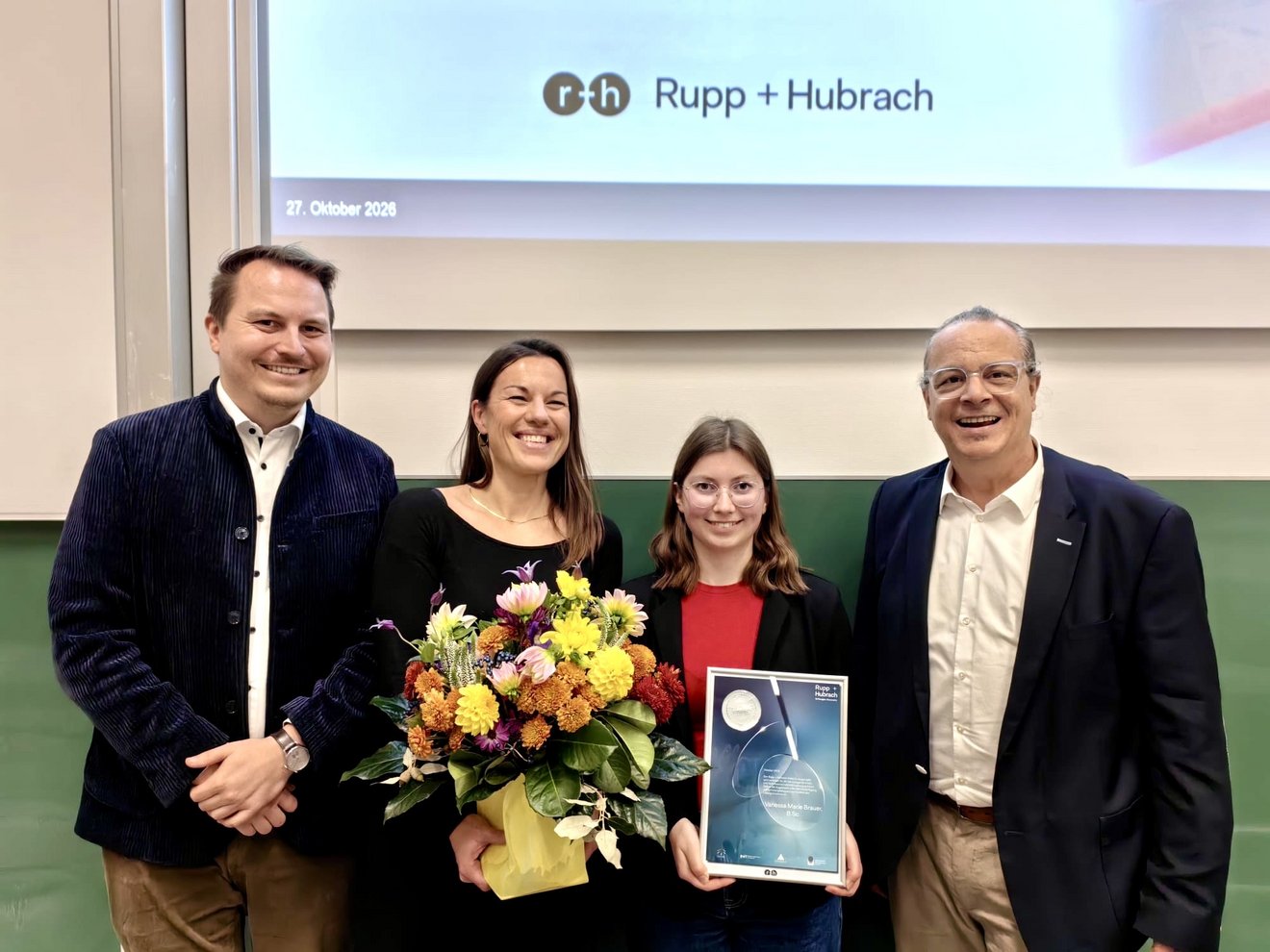 EAH Jena: Vanessa Marie Brauer mit Rupp+Hubrach Wissenschaftspreis 2026 ausgezeichnet