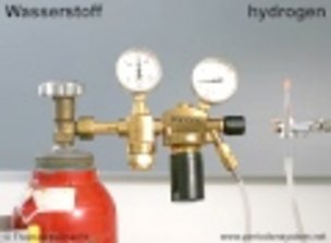 Wasserstoff aus Druckgasbehälter