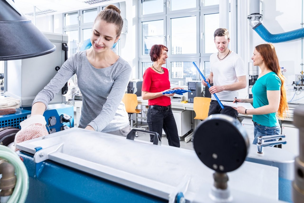 Laborbereich Werkstofftechnik