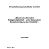 Bitcoin, Kapitalanlage, Kryptowährung, Peer-to-Peer-Netzwerk, Block-chain,  Renditekorrelation,  Volatilität,  Anlageklassen,  krisenfestes Investment,  Risiko-faktoren