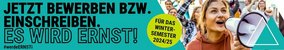 Jetzt bewerben zum Wintersemester 2024/2025!