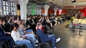 Audience in the auditorium