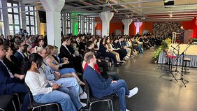 Publikum in der Aula