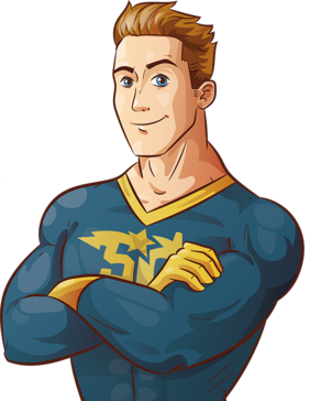Bild der Studycheck-Helden Comic-Figur