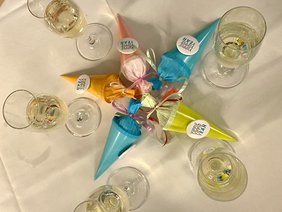 Tischgedeck zur Immatrikulationsfeier