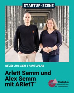 Arlett und Alex Semm vom Projekt ARLetT