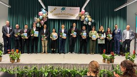 Absolvent*innen der Studiengänge AO B.Sc., LOT B./M.Eng., MiPT B.Sc. und WT M.Eng.