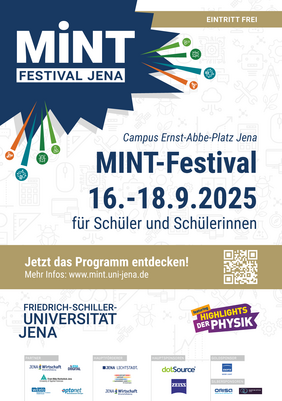 MINT-Festival in Jena vom 16. bis 18. September 2025.