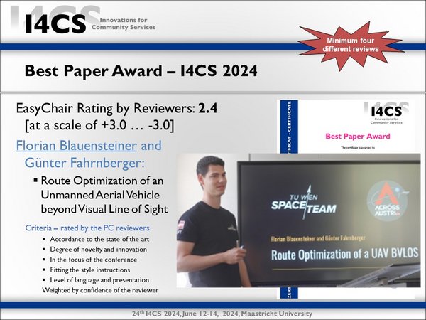 The winner of the Best Paper Award