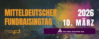 23. Mitteldeutsche Fundraisingtag in der Ernst-Abbe-Hochschule Jena