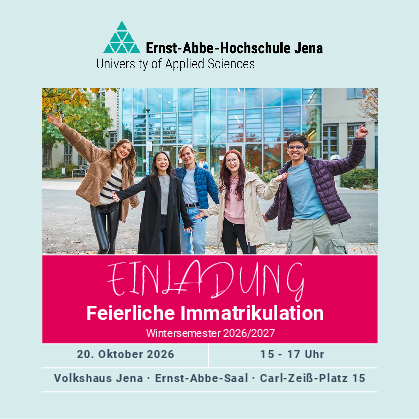 Einladung zur Feierlichen Immatrikulation 2026
