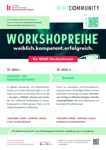 Workshopreihe weiblich.kompetent.erfolgreich Workshopreihe weiblich.kompetent.erfolgreich