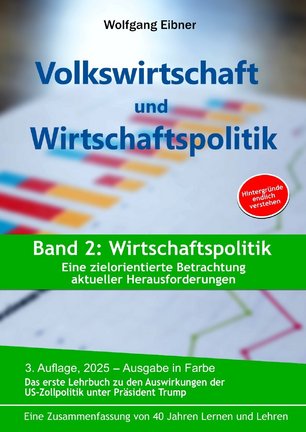 Buchcover zum Buch VOLKSWIRTSCHAFTSLEHRE UND WIRTSCHAFTSPOLITIK, Band 2 von Herrn Prof. Dr. Wolfgang Eibner