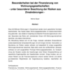 Schlüsselworte:Finanzierung, Immobilien,  Wohnungswirtschaft,  Wohnungsgesellschaften,  Finanzie-rungsrisiken,  Kapitalstruktur,  Fremdkapital,  Zinskonditionen,  Demographische  Ver-änderungen