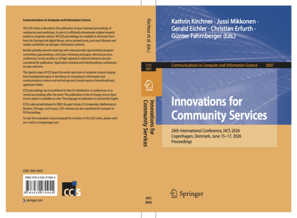 Cover Proceedings I4CS 2026 - CCIS 3007