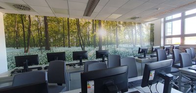 Foto vom Computer-Labor im Fachbereich Betriebswirtschaft