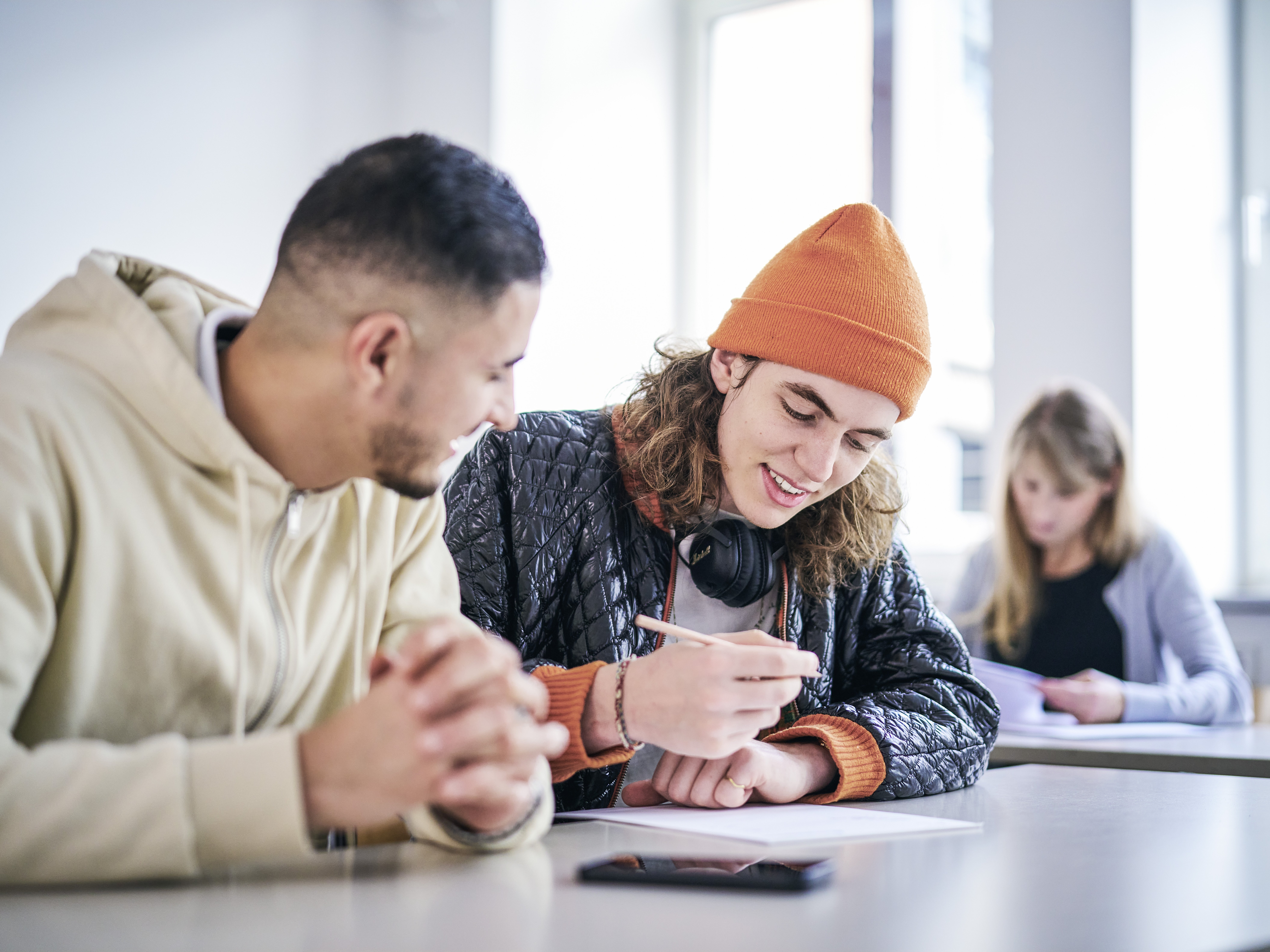 Studierende im Seminarraum