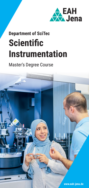 Studiengangsflyer Scientific Instrumentation (Master)