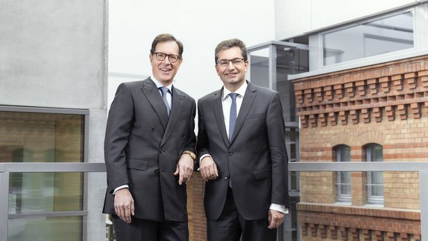 Vorstand der Thüringer Aufbaubank: Matthias Wierlacher (Vorsitzender, li.) und Eckhard Hassebrock 