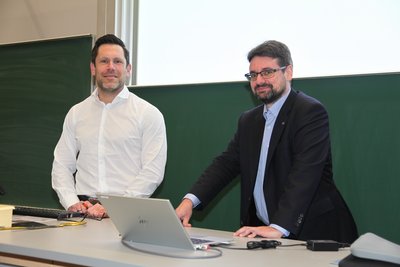 Prof. Dr. Rank Pothen und Jürgen Naumann