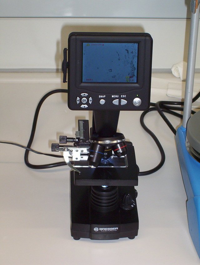 Optische Mikroskop mit Digitalen Anzeige und Ausgang