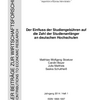 Tuition  fees,  universities,  Germany,  student  mobility,  number  of  university  applicants, panel regression, Difference-in-Differences, natural experiment