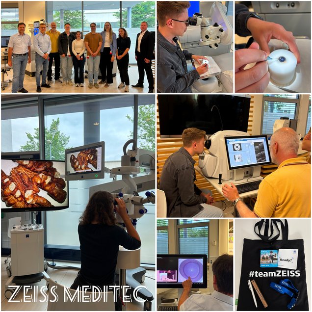 Exkursion Zeiss Meditec (Collage: Josefine Dolata)