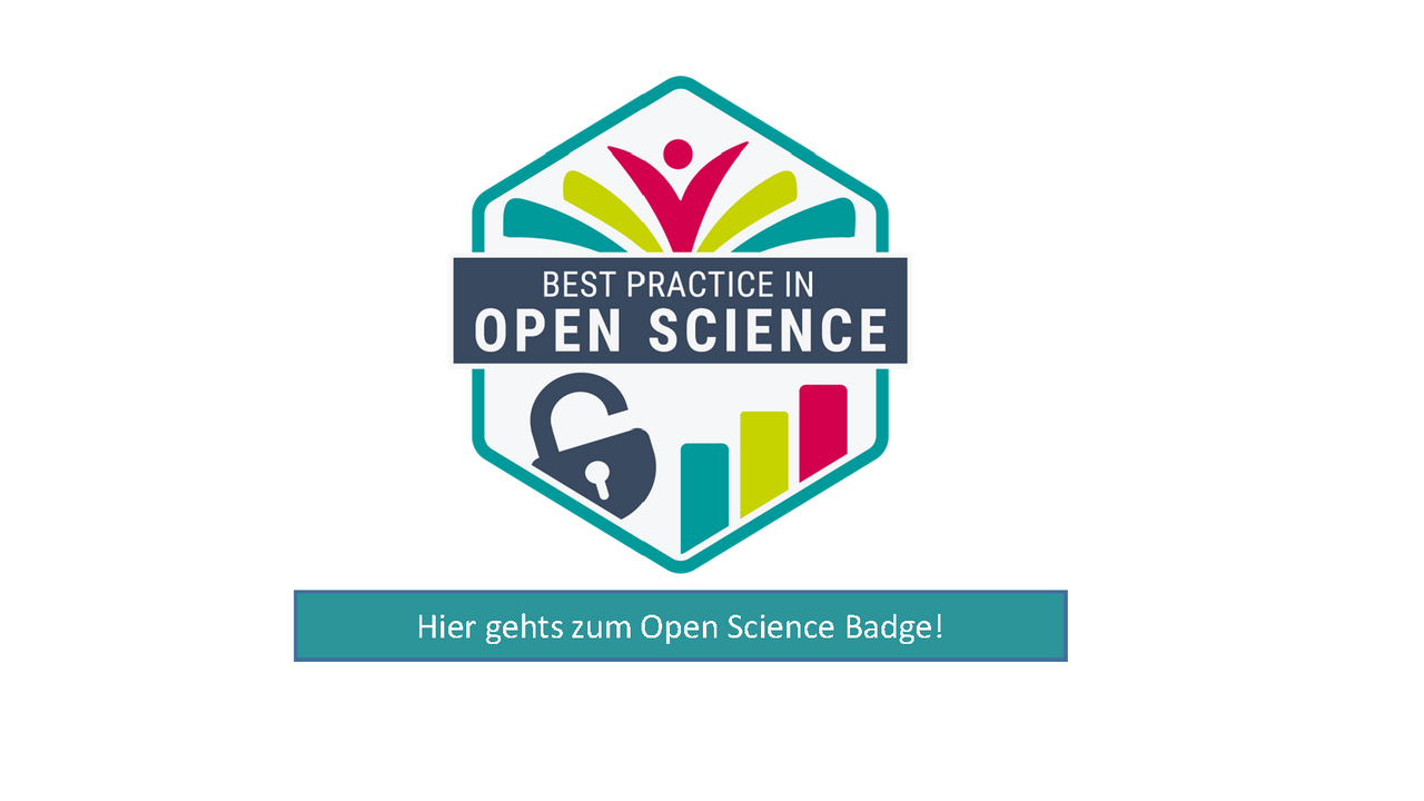 Bild des Open Science Badge