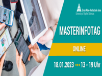 Grafischer Teaser zum Masterinfotag