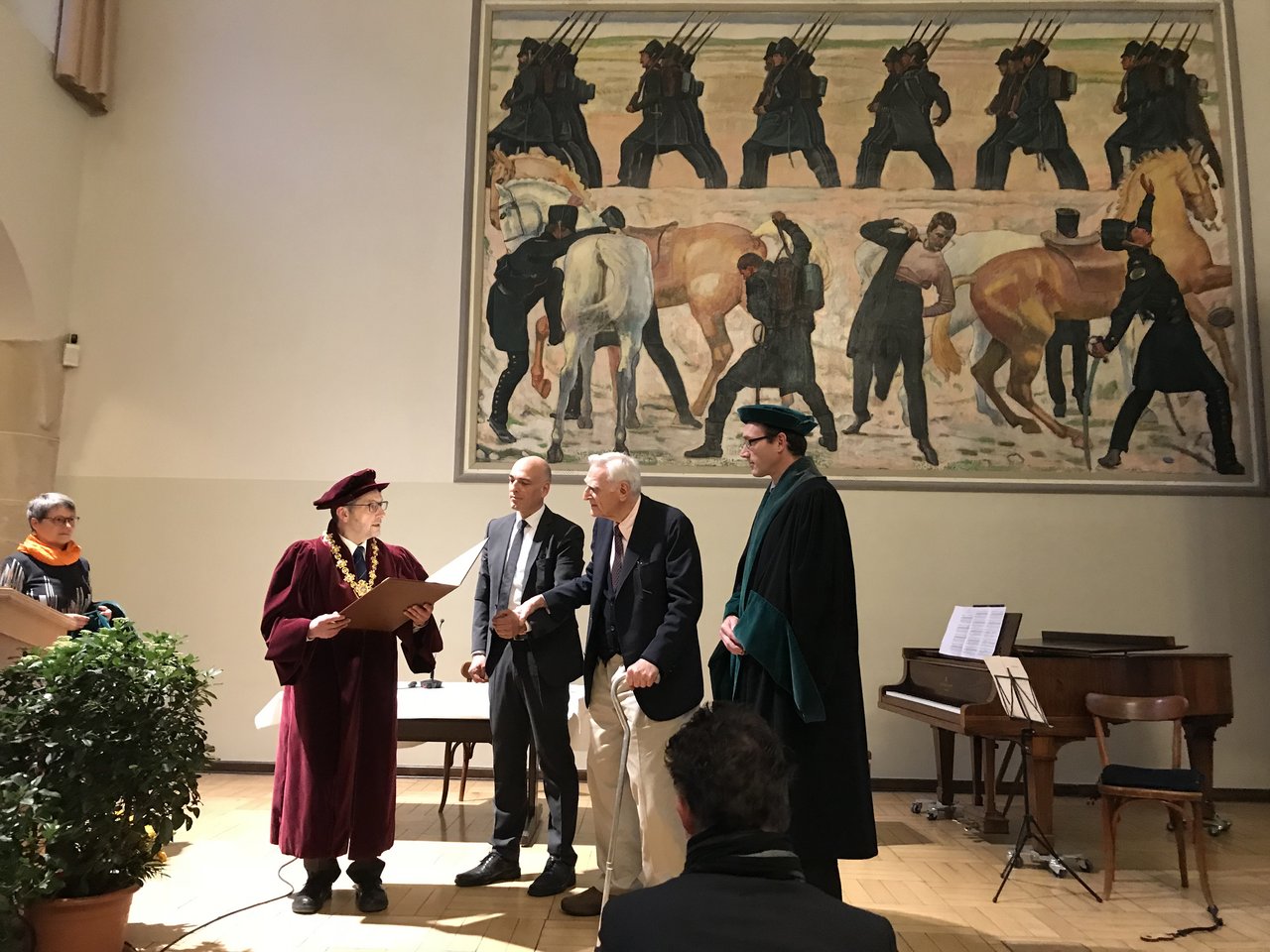 Verleihung der Ehrendoktorwürde der Univ. Jena an Prof. Dr. J.B. Goodenough (28.03.2018)