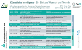 Agenda der JWI-Fachtagung 2024