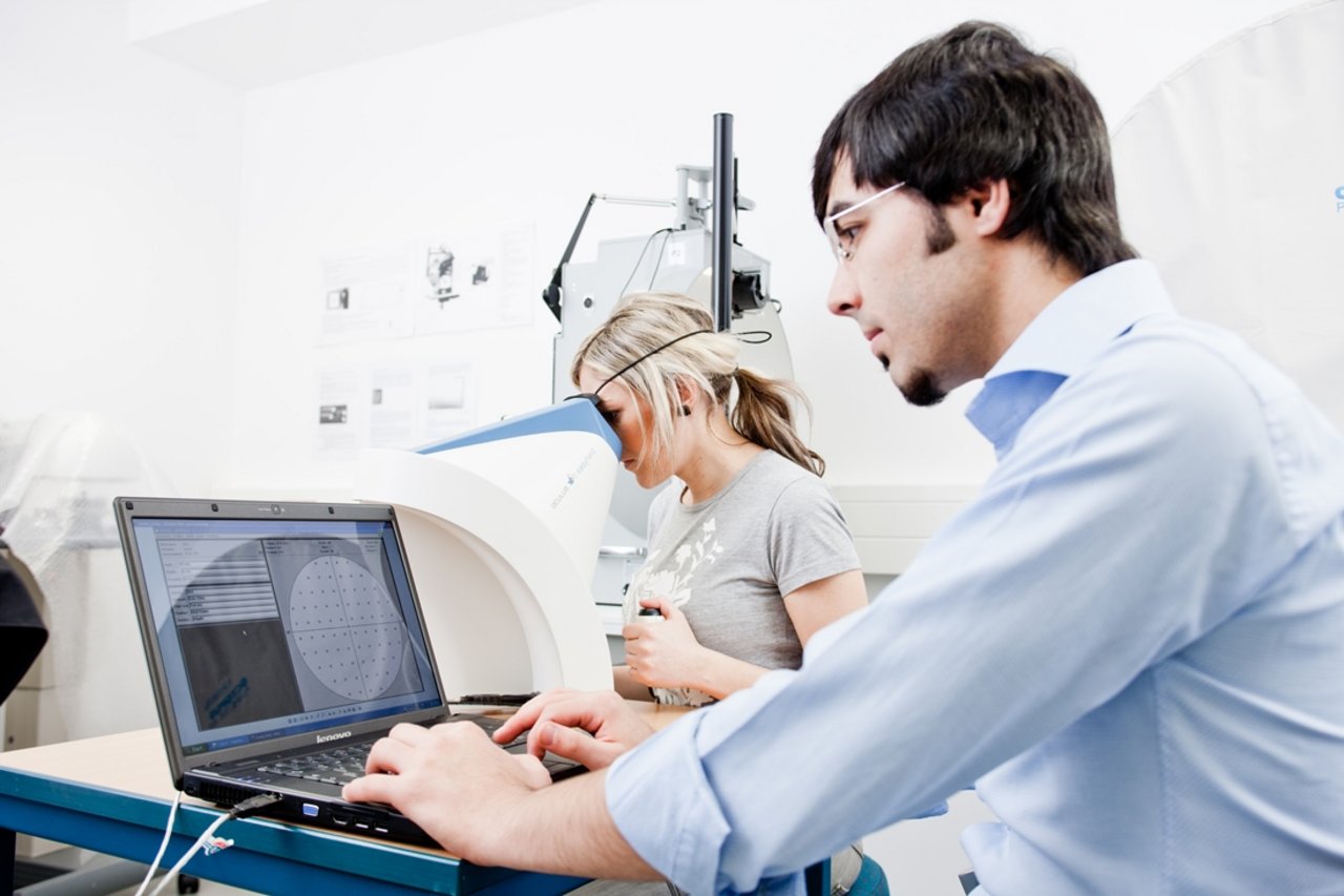 laboratory area ophthalmic optics