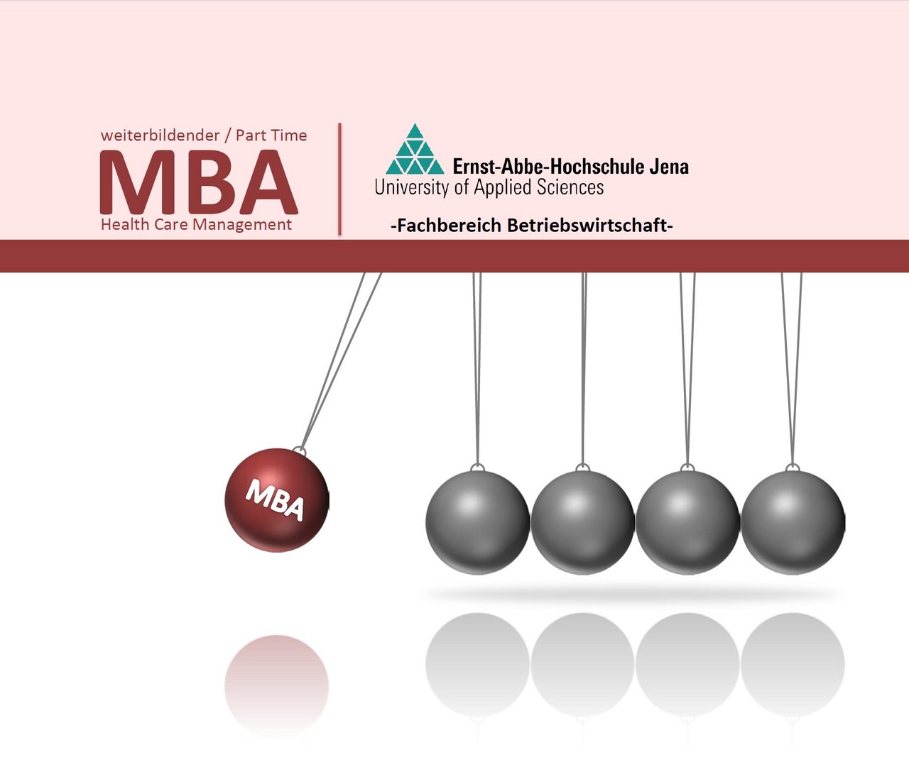 Titelseite der Broschüre MBA HCM