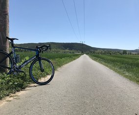 Radweg Richtung Leuchtenburg