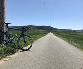 Radweg Richtung Leuchtenburg