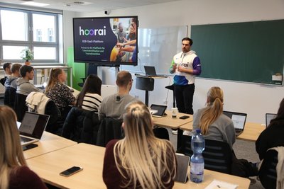 Gastvortrag vom HR-Tech-Startup hoorai