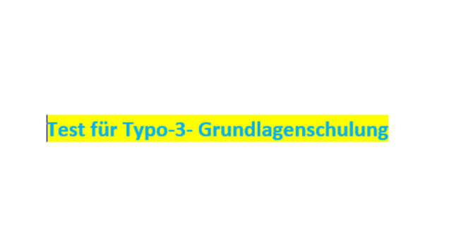 Das ist ein Testbild.