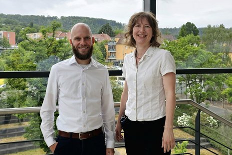 Vizepräsidenten der EAH Jena Prof. Mario Brandtner und Prof. Kristin Mitte