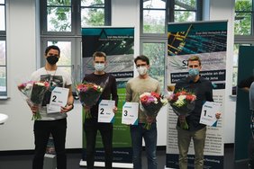 Sieger im studentischen Posterwettbewerb an der EAH Jena 2022