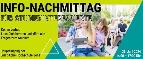 Werbung für Info-Nachmittag am 26.06.2024