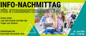 Werbung für Info-Nachmittag am 26.06.2024