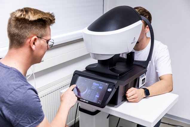 Aberrometrie Augenanalyse Aberrometer Visionix Rodenstock