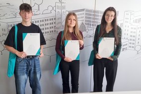 Drei neue Auszubildende starten an der Ernst-Abbe-Hochschule Jena