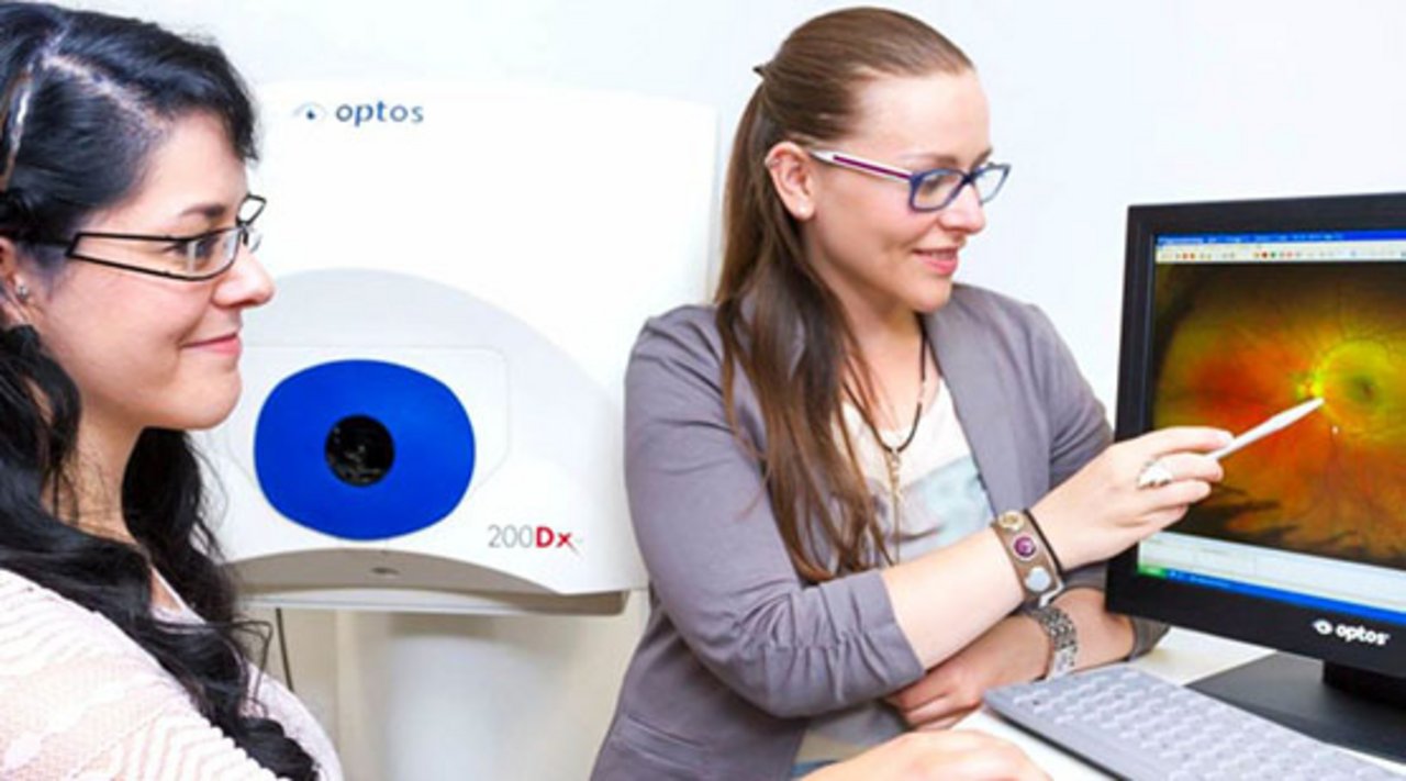 Optometrie Netzhautbetrachtung Fachgebiet Optometrie, EAH Jena