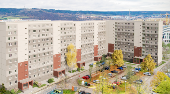 Außenansicht Smartes Quartier in Jena Lobeda
