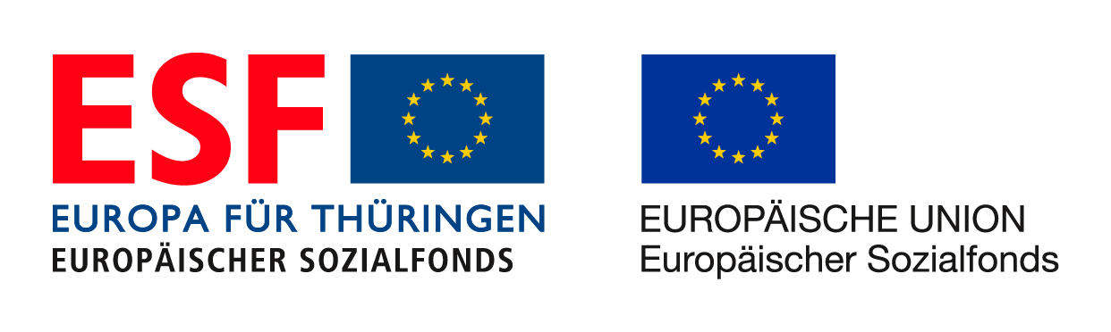 Logo ESF Fonds Thüringen Europäische Union