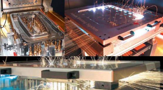 HP3D Vorrichtung zum Spannen von Kanten im Baukastenprinzip