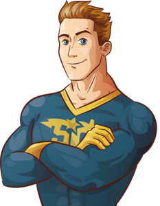 Bild der Studycheck-Helden Comic-Figur